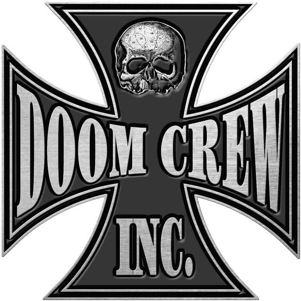 Black Label Society - Doom Crew Button pin - Schwarz/Silberfarben